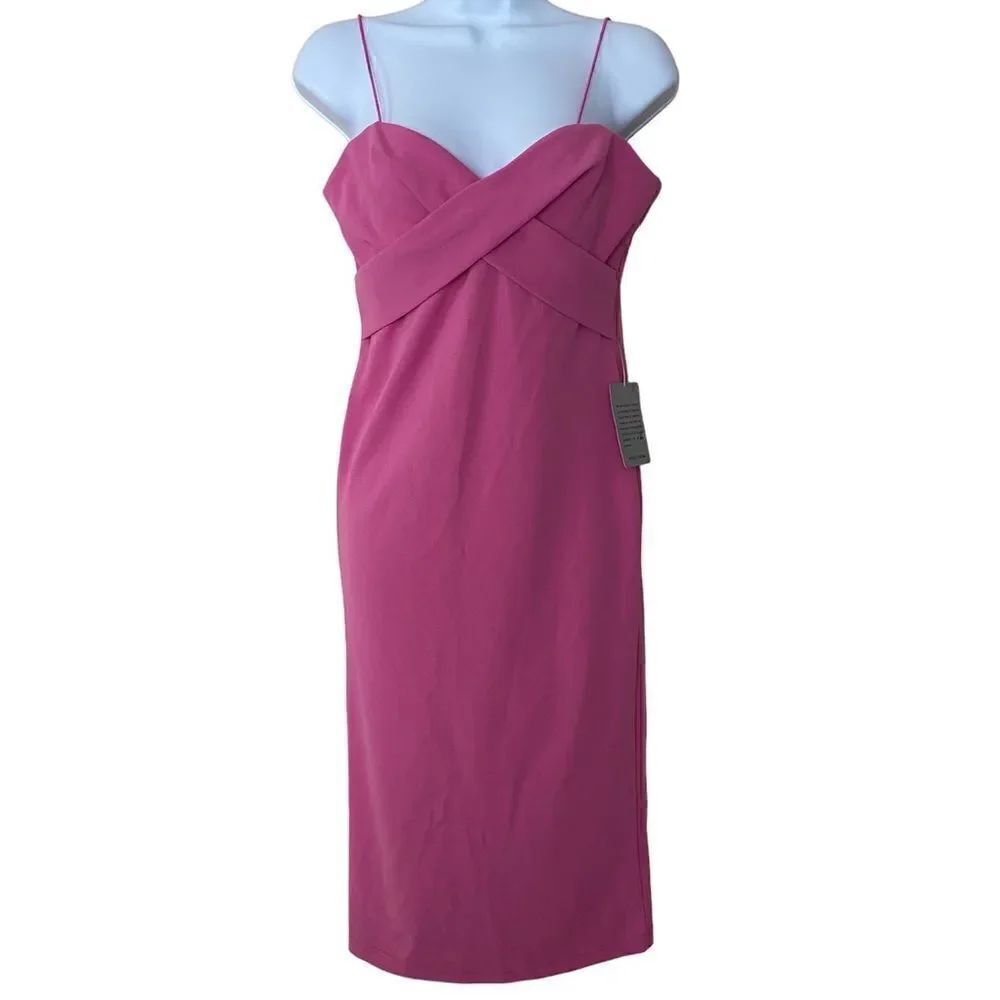 NWT Love X Design Cross Front Midi Dress